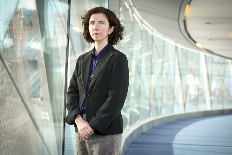 Suriet 5: MEP Anneliese DODDS at the European Parliament in Brussels