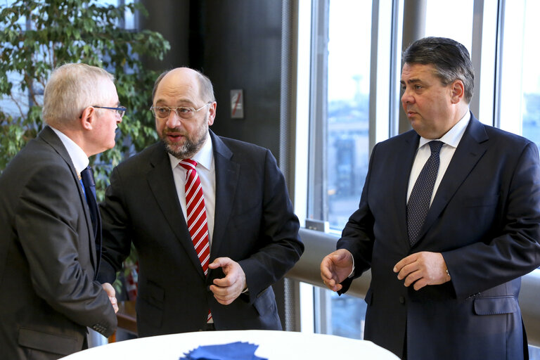 Fotografie 26: EP President meets with German MEPs and vice chancellor of Germany