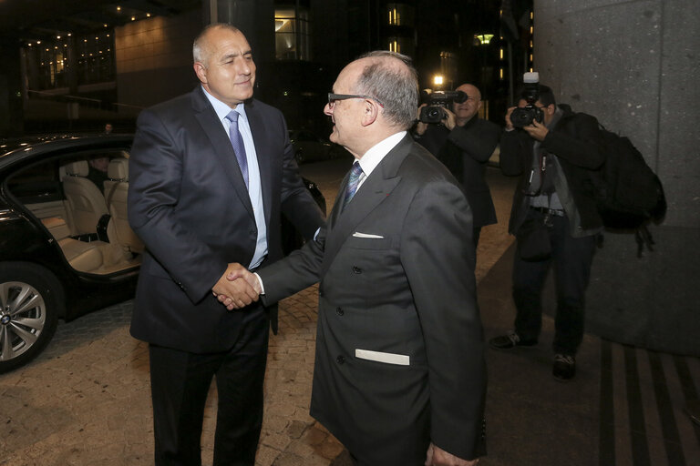 Φωτογραφία 1: EP President meets with Boyko BORISSOV, Prime Minister of Bulgaria