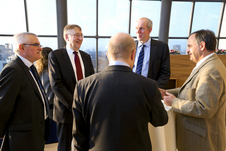 Fotografia 4: EP President meets with German MEPs and vice chancellor of Germany