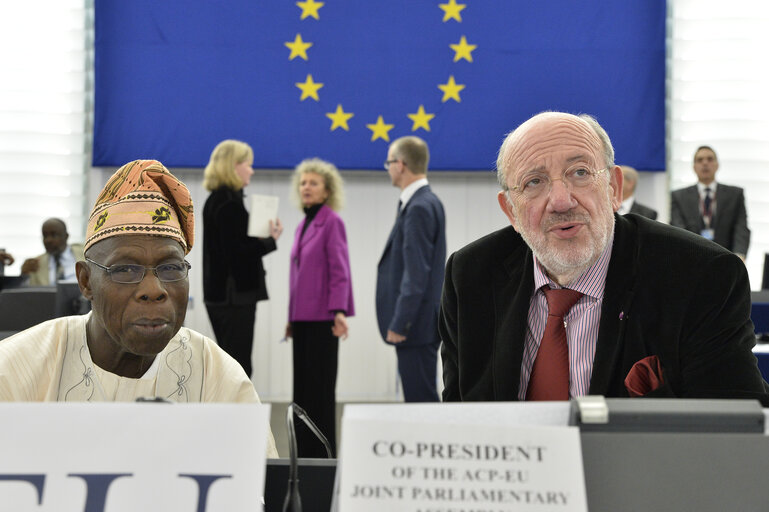 Fotografi 14: 28th ACP-EU Joint Parliamentary assembly in Strasbourg  Keynote debate ' Yes! Africa can live up to its ambitions '