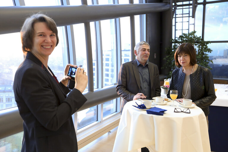 EP President meets with German MEPs and vice chancellor of Germany