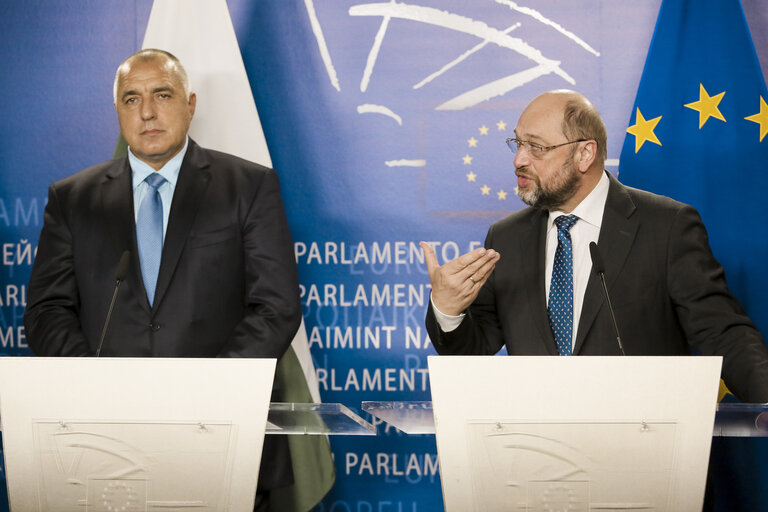 Zdjęcie 5: Martin SCHULZ - EP President meets with Boyko BORISSOV, Prime Minister of Bulgaria