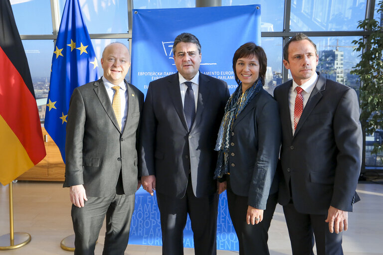 Fotografie 1: EP President meets with German MEPs and vice chancellor of Germany