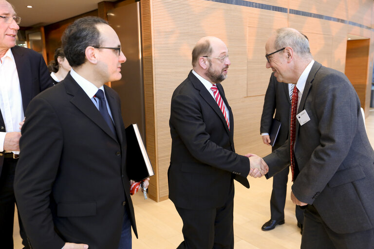 EP President meets with German MEPs and vice chancellor of Germany