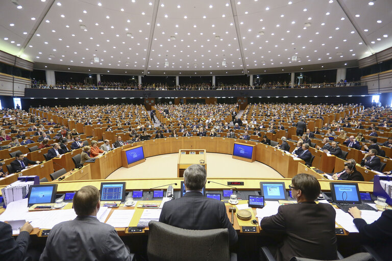 Fotografija 28: Plenary session in brussels - week 46 2014