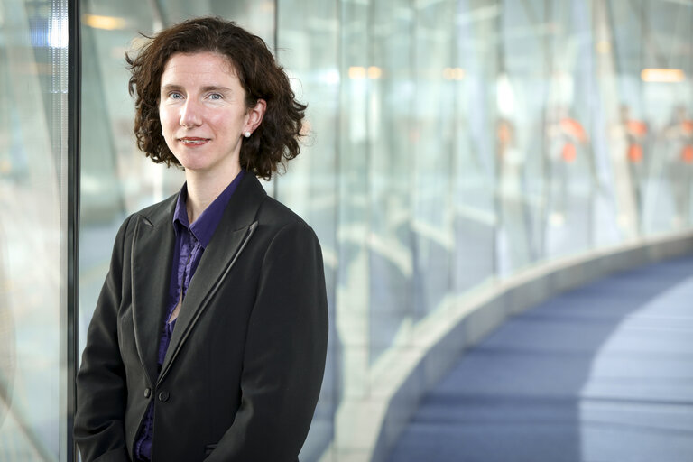 Suriet 6: MEP Anneliese DODDS at the European Parliament in Brussels