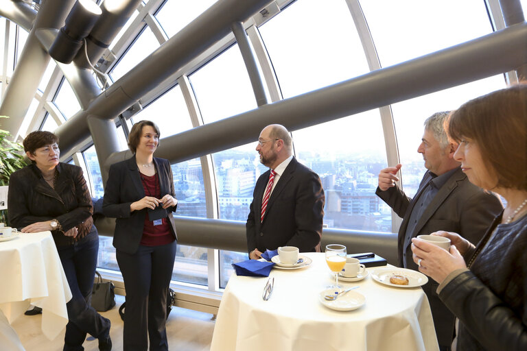 Fotografia 28: EP President meets with German MEPs and vice chancellor of Germany