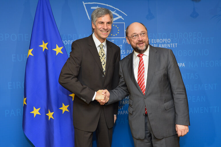 Fotogrāfija 2: EP President meets Gerald HAFNER