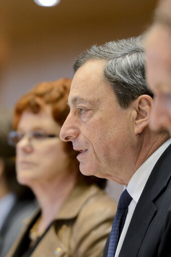 Valokuva 8: ECON - Monetary dialogue with the President of the european Central Bank