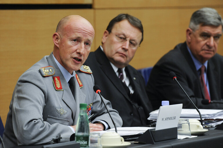 Photo 3: Eurocorps - 50 yeras after the Elysee  Major general Walter SPINDLER and   Paul RUBIG