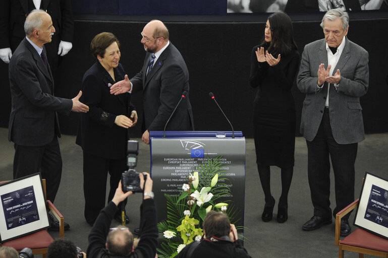 Photo 3 : Ceremony for the awarding of sakharov Prize