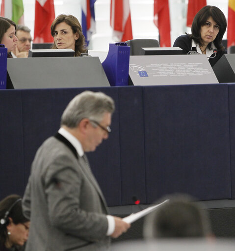 Fotografi 29: Plenary session week 50-2012 - EU-Colombia Peru trade agreement