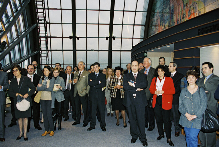 Photo 7: EP President attends the presentation of the book of MEP Carles-Alfred GASOLIBA i BOHM in Brussels