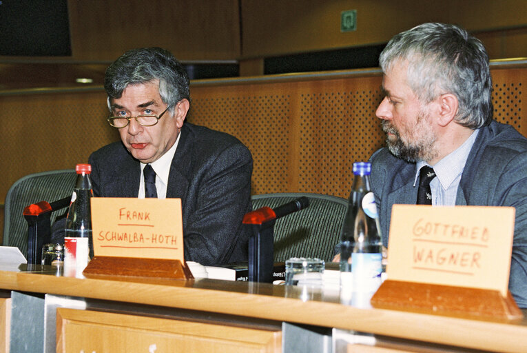 Photo 7: German multimedia director and publicist Gottfried WAGNER presents his book entitled L'heritage Wagner - Une autobiographie in Brussels