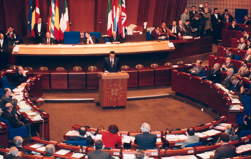 Снимка 4: Visit of the President of Egypt to the EP in Strasbourg.