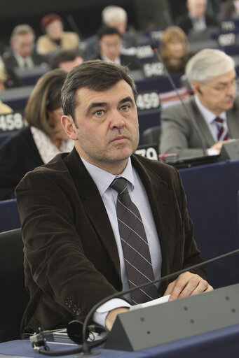 Nuotrauka 6: MEP Ricardo CORTES LASTRA attends a plenary session in Strasbourg - Week 50 2012