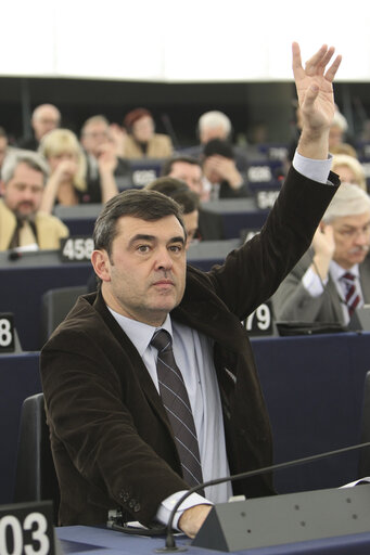 Nuotrauka 3: MEP Ricardo CORTES LASTRA attends a plenary session in Strasbourg - Week 50 2012