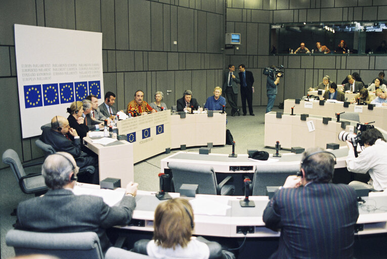 Fotogrāfija 4: Press conference in Strasbourg