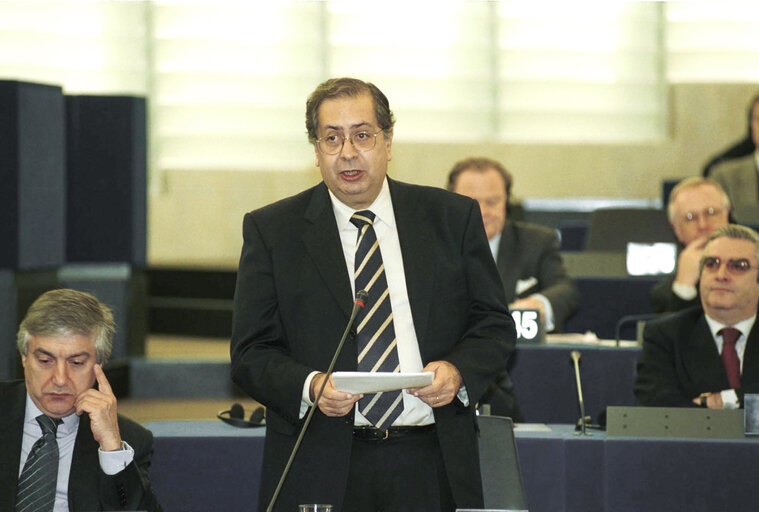 PUERTA Alonso Jose  in plenary session in Brussels