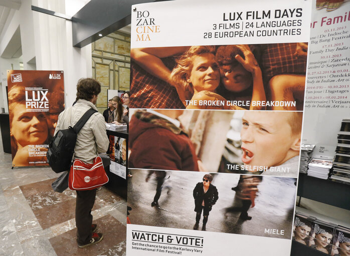 Zdjęcie 18: Screenings of the films competing for the Lux Prize 2013, at the BOZAR cinema in Brussels.