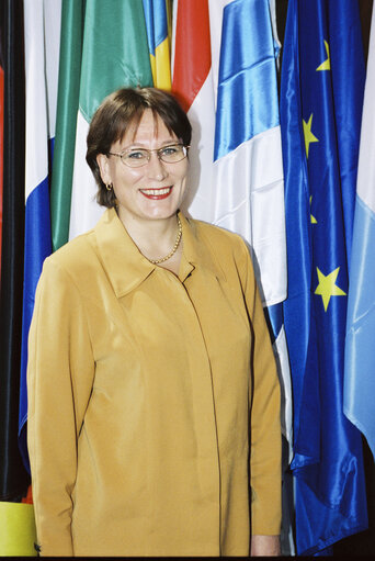 Fotagrafa 18: Portrait of MEP Riitta MYLLER in Strasbourg