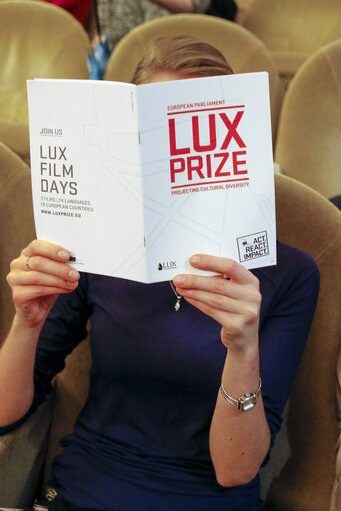 Zdjęcie 10: Screenings of the films competing for the Lux Prize 2013, at the BOZAR cinema in Brussels.