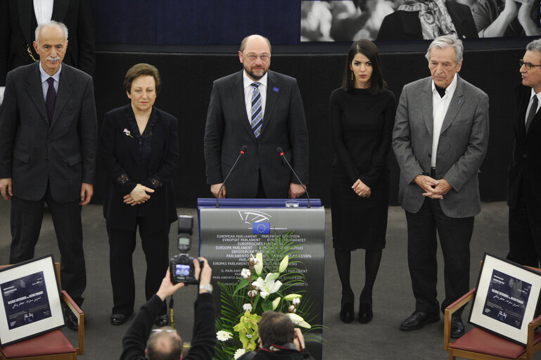 Photo 4: Ceremony for the awarding of sakharov Prize