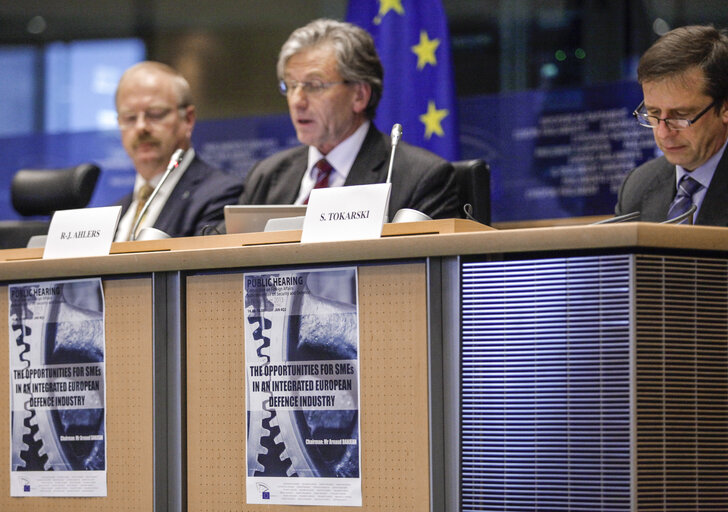 Photo 9 : SEDE Hearing:  Opportunities for SMEs in an integrated European defence industry strategy