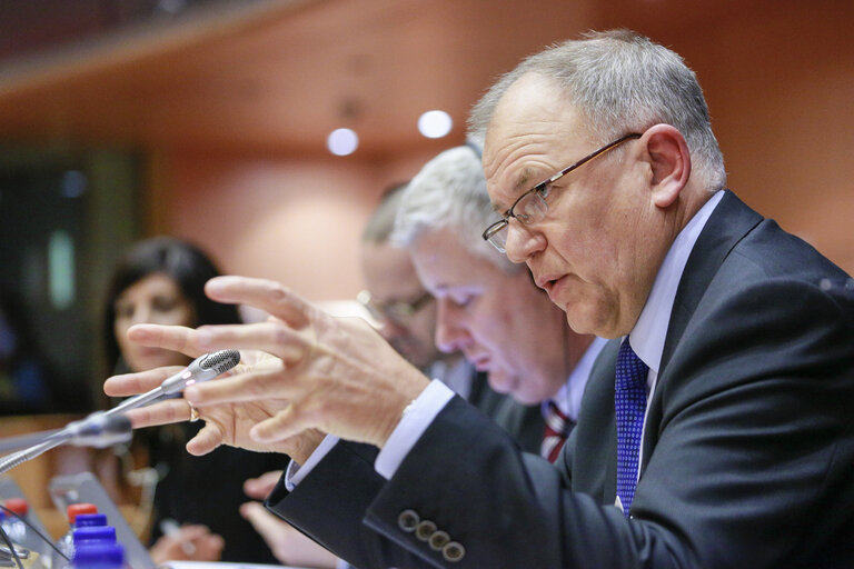 Снимка 7: ENVI committee meeting.  Hearing of Lithuanian health minister