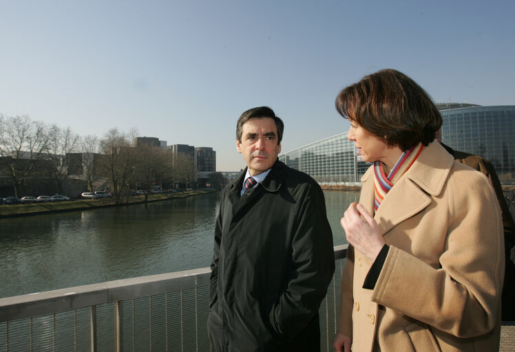 Fotografia 3: Meeting of the French Prime Minister with the Mayor of Strasbourg.