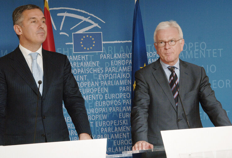 Billede 11: Press conference following the EP President's meeting with the Prime Minister of the Republic of Montenegro.