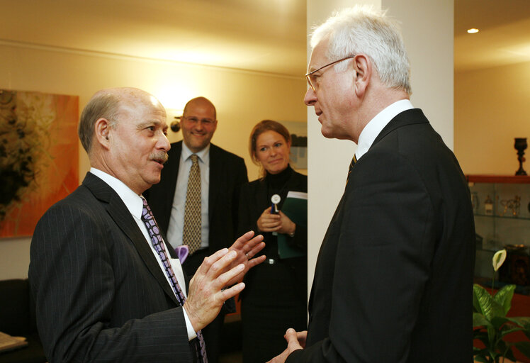 Foto 5: EP President meets with Advisor to the EU on issues related to the economy, climate change, energy security, and sustainable development, in Brussels