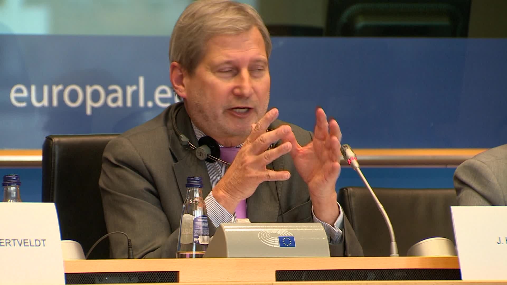 Exchange of views with Johannes HAHN, European Commissioner for Budget and Administration on new priorities and cooperation: extracts from the meeting
