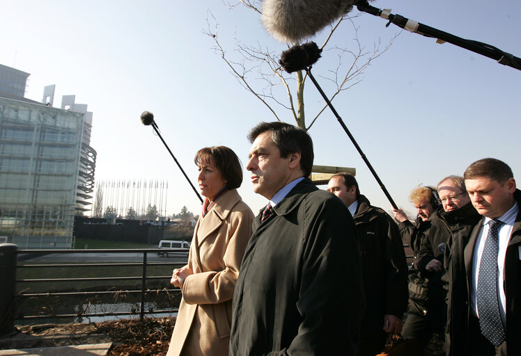 Nuotrauka 7: Meeting of the French Prime Minister with the Mayor of Strasbourg.