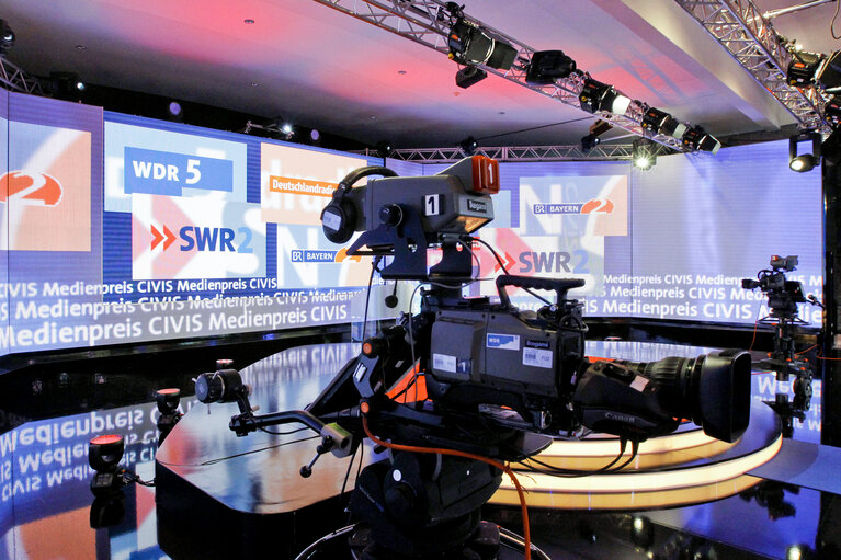 TV Set WDR television for the CIVIS Media Prize
