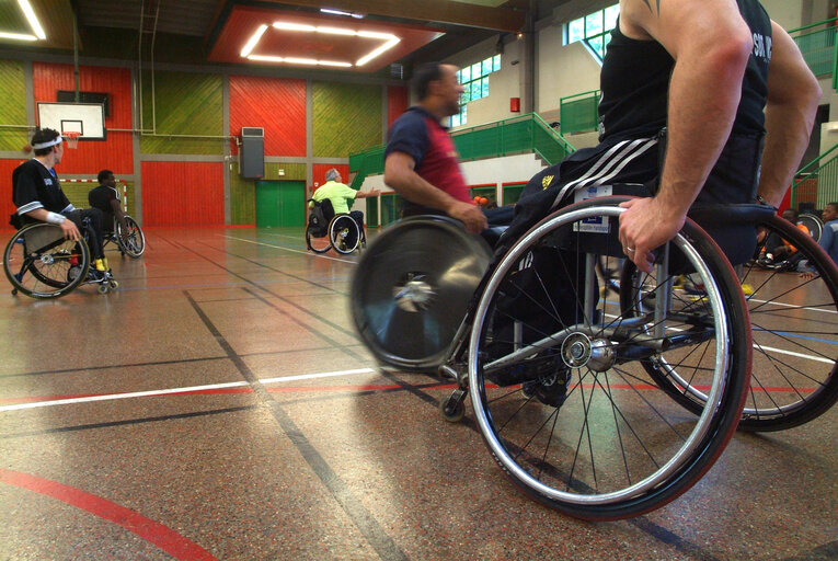 Sports for wheelchair users.