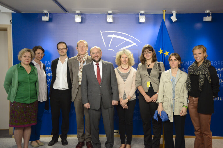 Martin SCHULZ - EP President meets with BOZAR Team