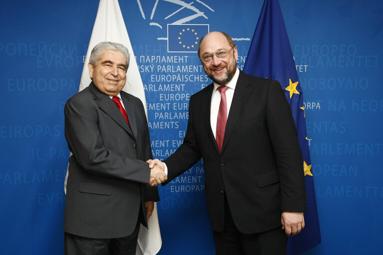 Valokuva 4: EP President meets President of Cyprus : Bilateral Meeting