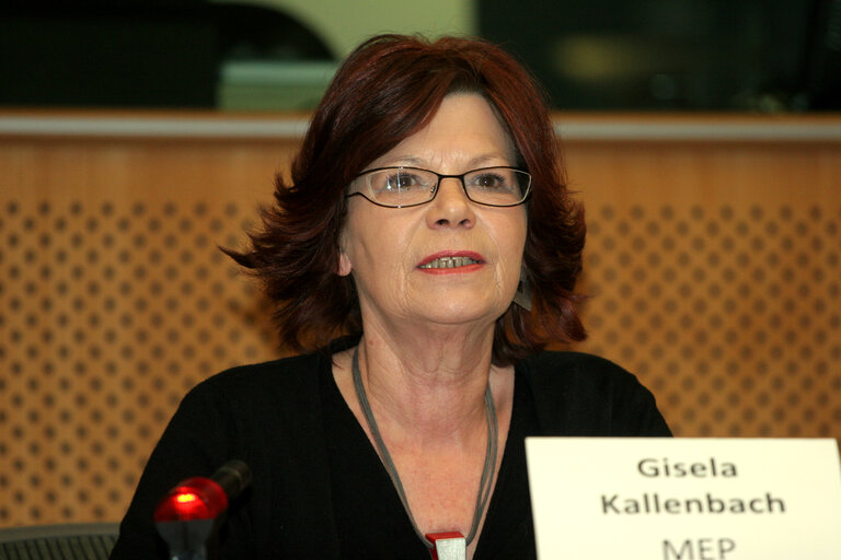 Fotografie 1: MEP Gisela KALLENBACH attends a meeting in Brussels