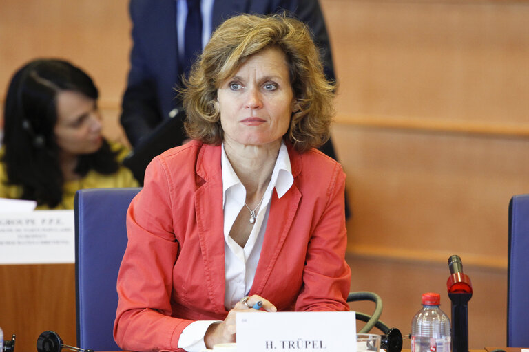 Fotografie 10: EP President at the Contact group Multiannual Financial Framework Meeting (MFF).