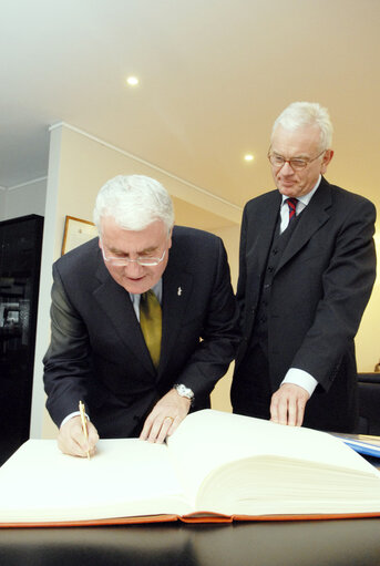 Fotografia 6: EP President meets with the Irish Minister of European Affairs.