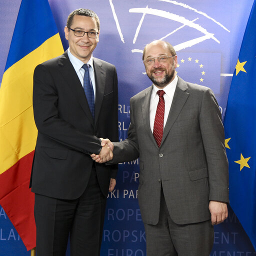 Fotografija 14: EP President meets with Prime Minister of Romania