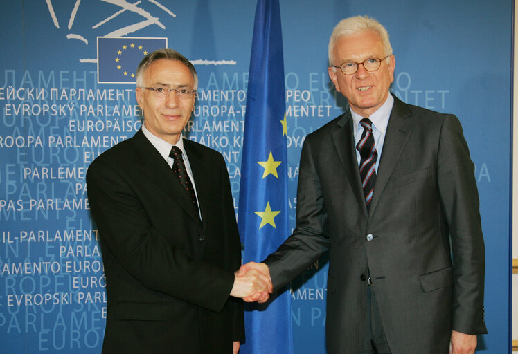 EP President meets with Speaker of the Parliament of Kosovo, in Brussels