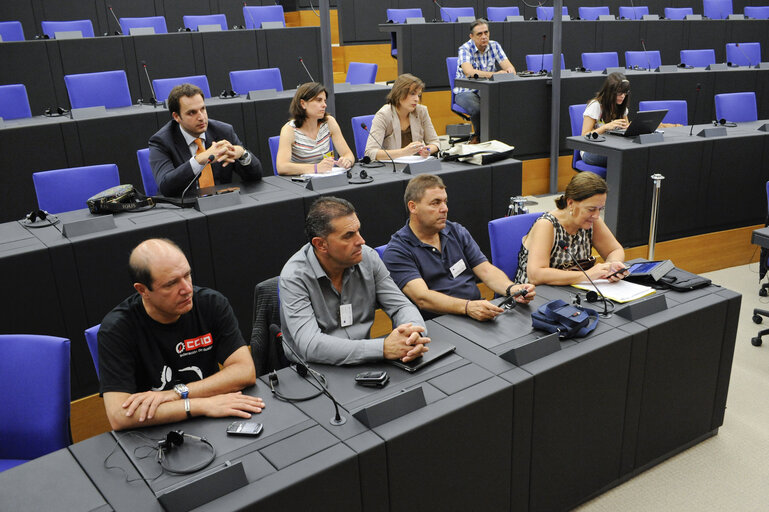 Suriet 2: Press Conference - Spanish miners on strike