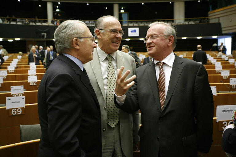 Foto 20: Formal sitting of the European Economic and Social Committee (EESC) for its 50th anniversary in presence of EP President and EC President