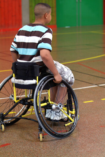 Fotogrāfija 17: Sports for wheelchair users.