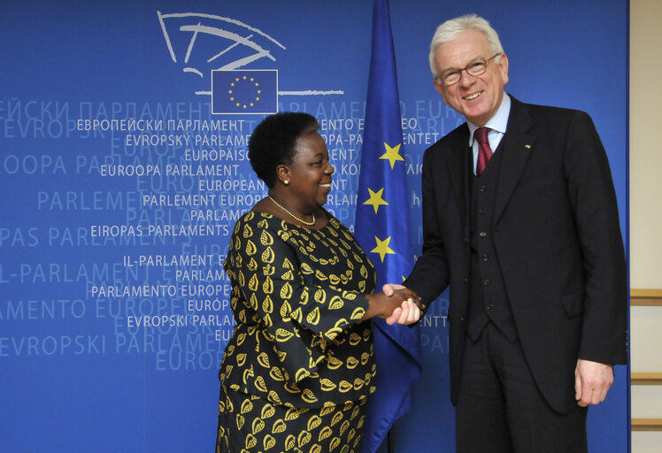 Nuotrauka 8: EP President meets with the President of the Pan-African Parliament.