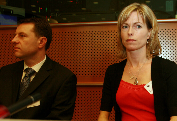 Suriet 16: Meeting to present the Missing Child Hotline - A meeting to consider prospects for a Europe-wide alert system for missing or abducted children in presence of Gerry and Kate McCann, whose daughter Madeleine has been missing since May 2007