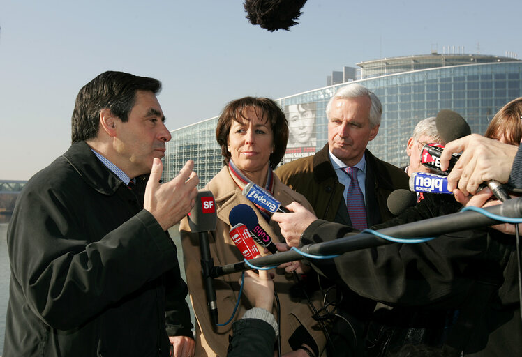 Foto 4: Meeting of the French Prime Minister with the Mayor of Strasbourg.